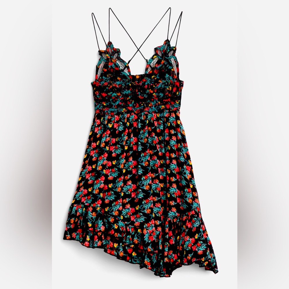 FP One Adella Printed Mini Slip Dress